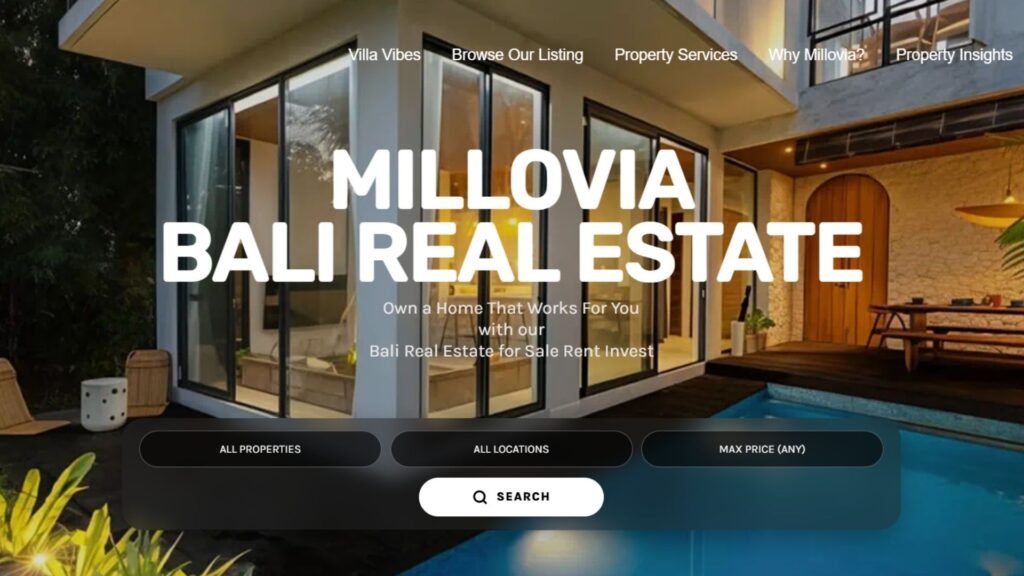 Modern Real Estate E-commerce website development in Bali 3 Modern Real Estate E-commerce website development in Bali